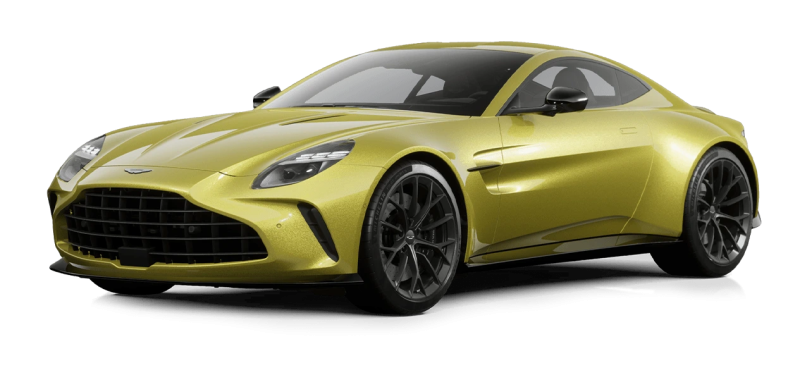 Aston Martin Vantage Coupe in gelb