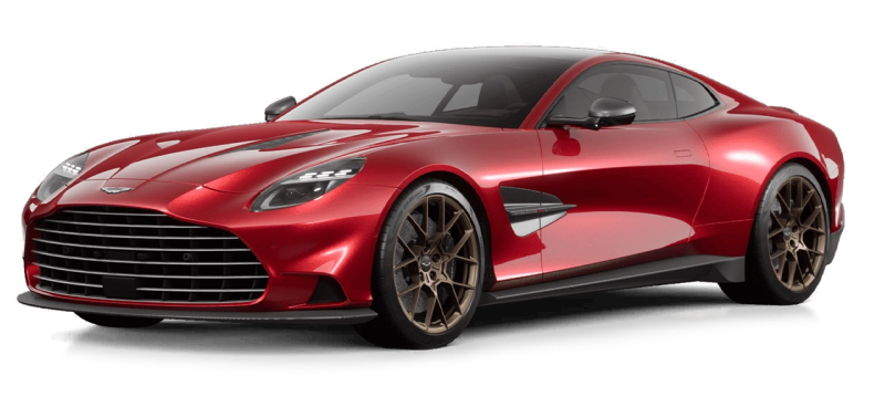 Aston Martin Vanquish in rot
